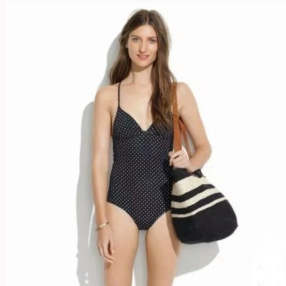 Madewell Swim Maillot Hearts Piece Suit Size 6